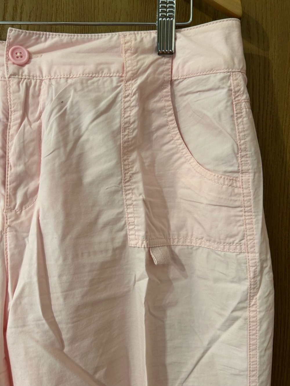 Caribbean Joe Light Pink Cotton Capris - Picture 5 of 5
